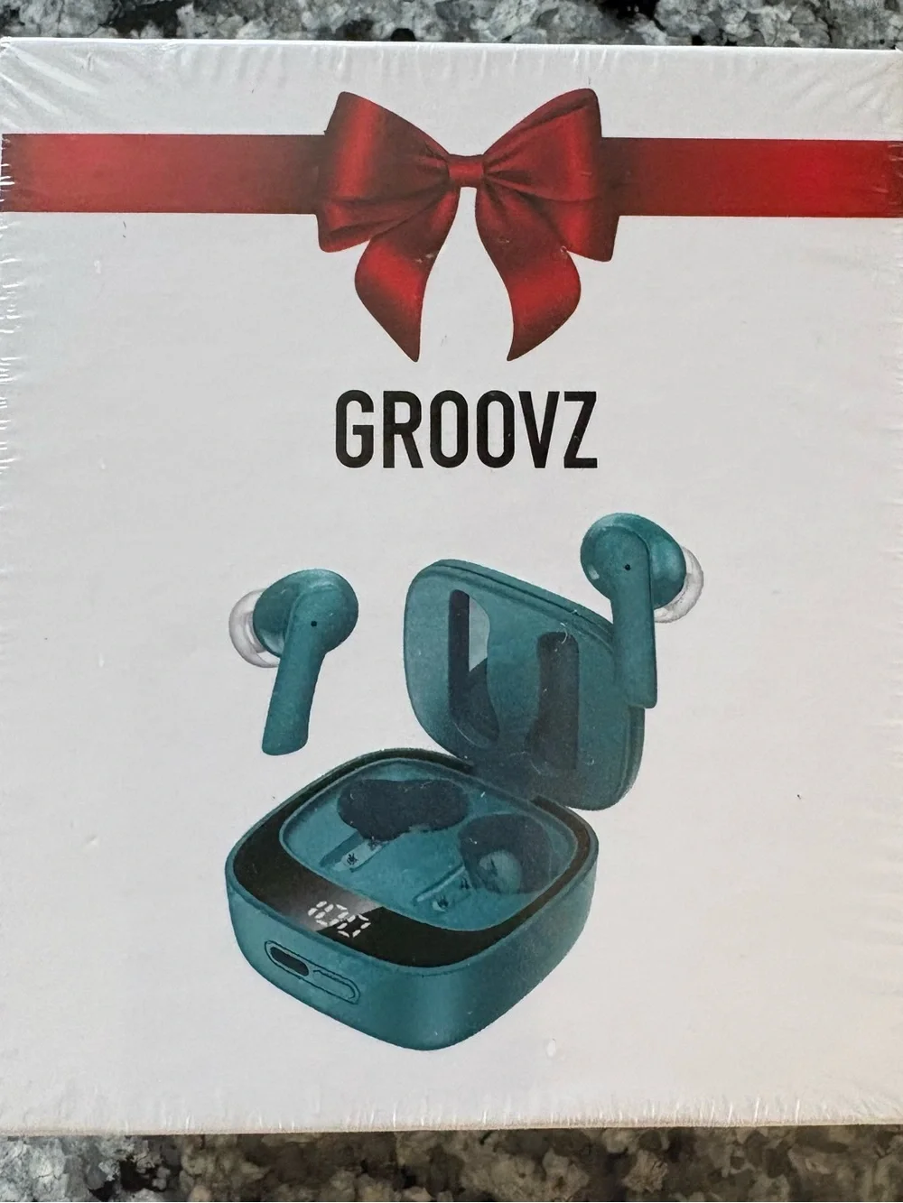 Groovz Teal True Wireless Earbuds with Charging Case. Sealed NWT